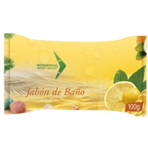 Jabón de baño aroma limón 100g - Energizante y antibacterial - Boomerang Xport