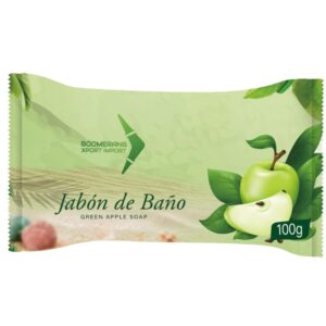Jabón de baño aroma manzana verde 100g - Refrescante y revitalizante - Boomerang Xport