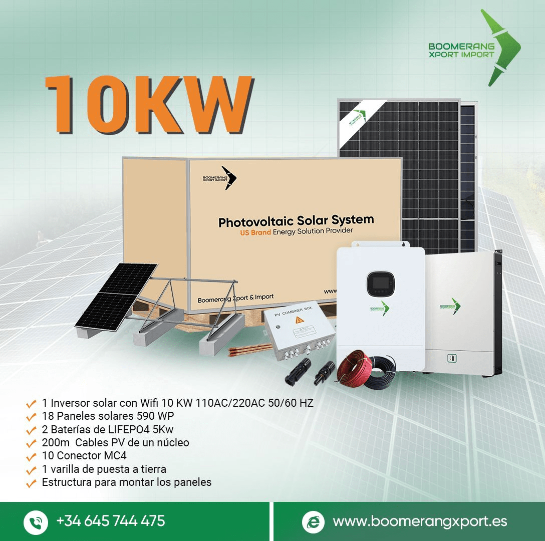 Kit Solar 10kW con Baterías